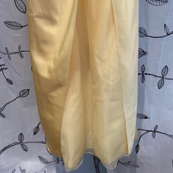 David's Bridal (size 4) Yellow Prom Dress - Picture 5 of 6
